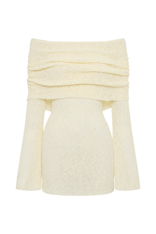 Women's Long Sleeve Off-Shoulder Mini Bodycon Dress
