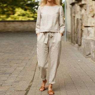 Women's Relaxed-Fit Pant Set