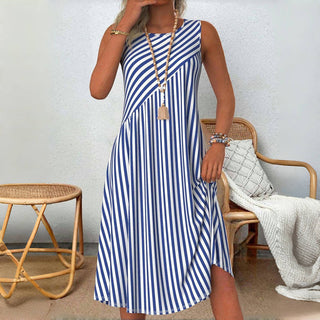 Women's Sleeveless A-Line Midi Dress