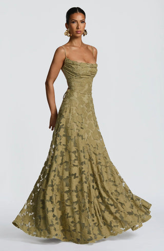 Women's Spaghetti Strap Evening Maxi Dress