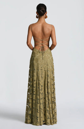 Women's Spaghetti Strap Evening Maxi Dress