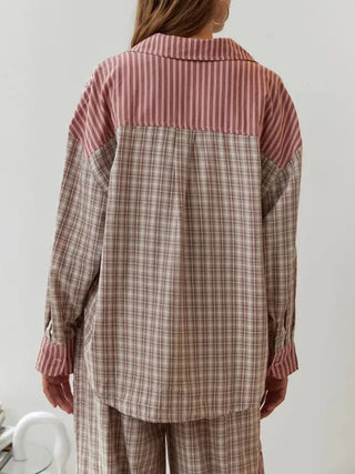 Women's Striped Pajama Set