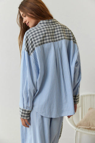 Women's Striped Pajama Set