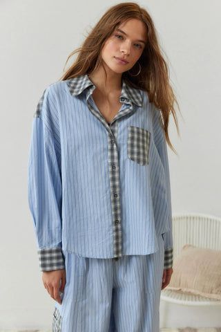 Women's Striped Pajama Set