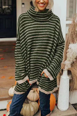 Women's Striped Tunic Sweater