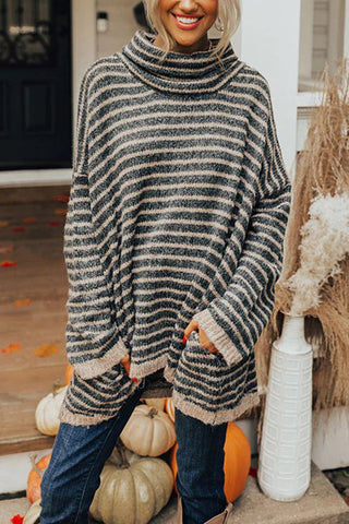 Women's Striped Tunic Sweater