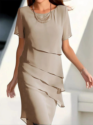 Women's Tiered Midi Dress