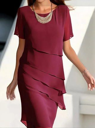 Women's Tiered Midi Dress