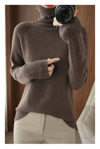 Women's Turtleneck Fitted Sweater