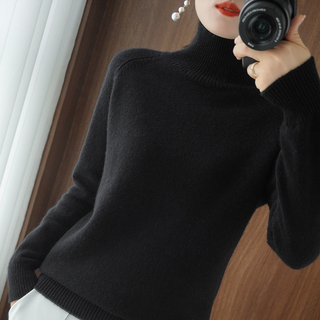 Women's Turtleneck Fitted Sweater