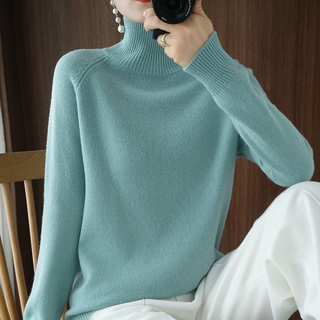 Women's Turtleneck Fitted Sweater