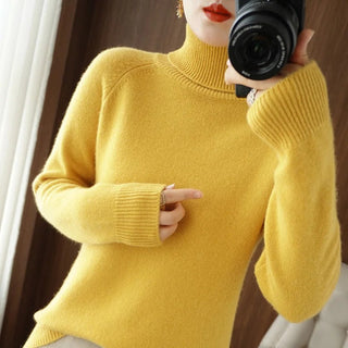 Women's Turtleneck Fitted Sweater