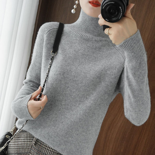 Women's Turtleneck Fitted Sweater