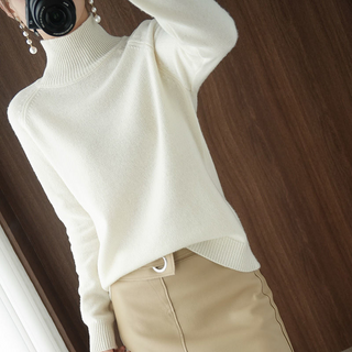 Women's Turtleneck Fitted Sweater