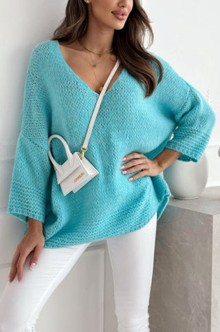 Women's V-Neck Knit Sweater