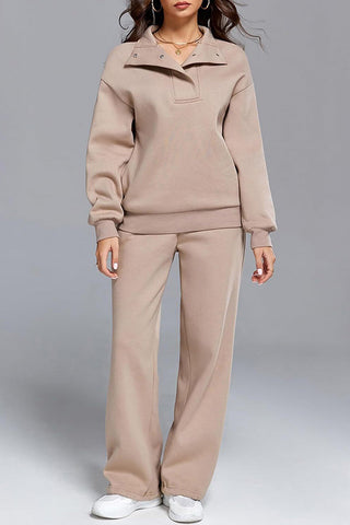 Women's Wide Leg Sweat Set