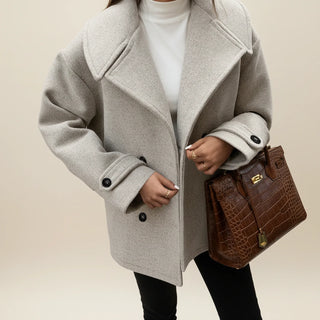 Women's Double Breasted Winter Pea Coat
