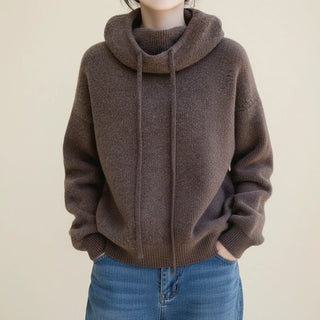 Women's Hooded Cozy Winter Sweater