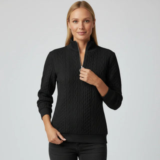 Women's Quarter Zip Sweater