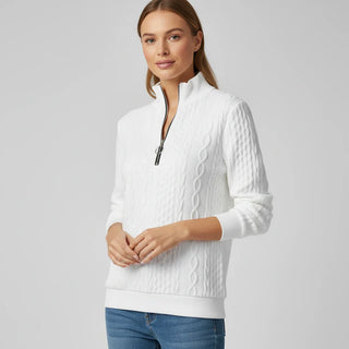 Women's Quarter Zip Sweater