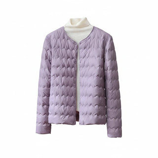 Women's Quilted Collarless Puffer Jacket